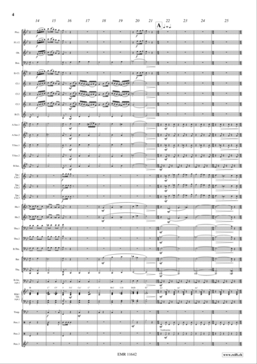 Flight To France Concert Band scores gallery preview page 5