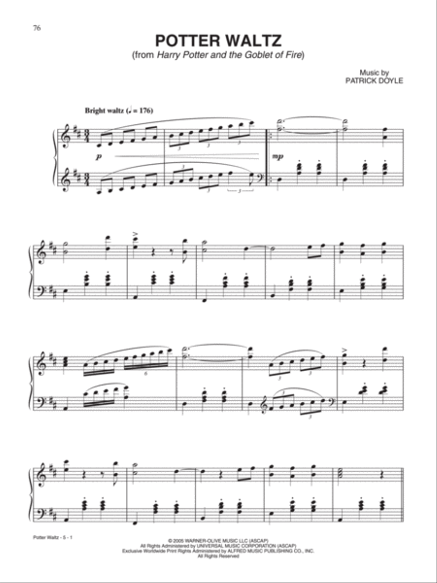 Potter Waltz (from 