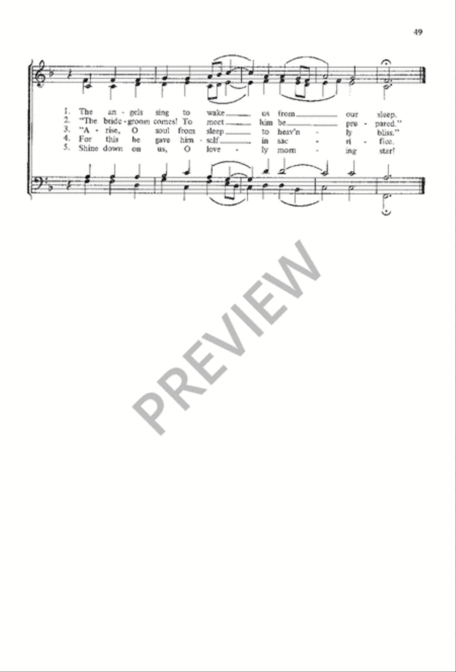 A Choir Book for Advent A Choir Book for Advent 4-Part scores gallery preview page 51