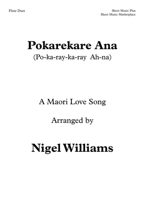Pokarekare Ana (A Maori Love Song), for Flute Duet