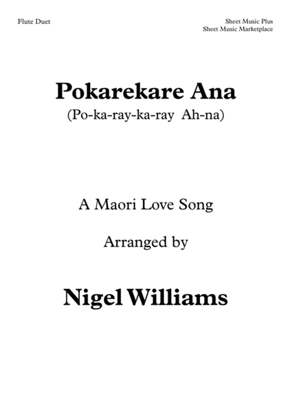 Pokarekare Ana (A Maori Love Song), for Flute Duet image number null