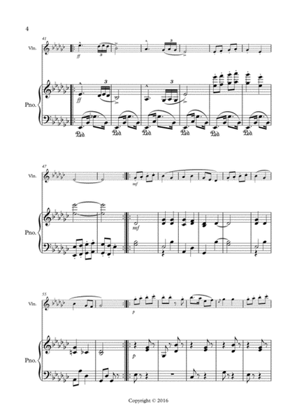8 Humoresques piano accompaniment for violin