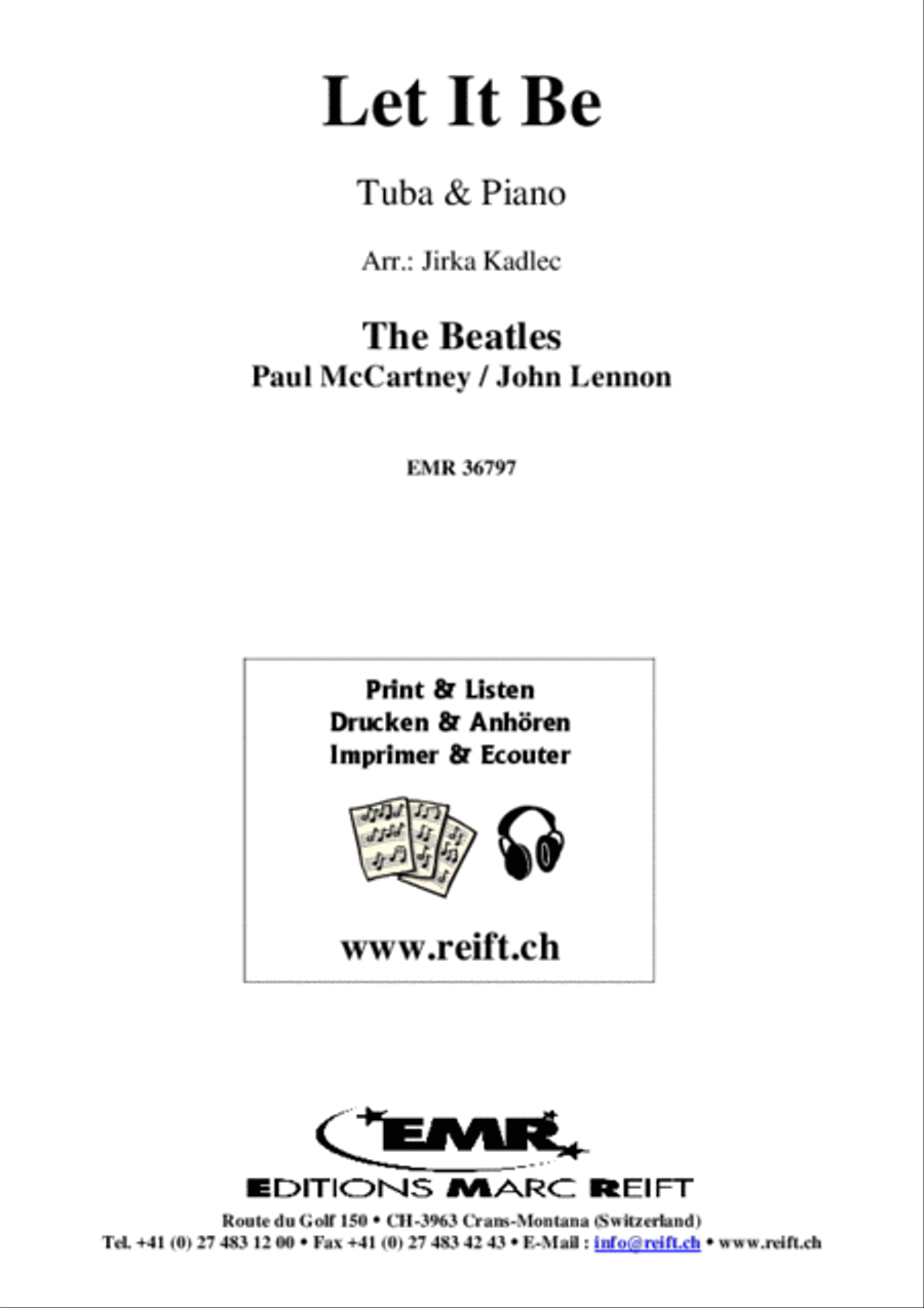 Let It Be Let It Be Tuba scores gallery preview page 2