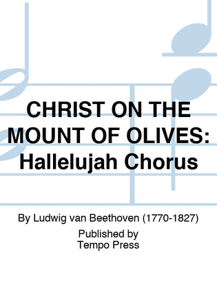 Book cover for CHRIST ON THE MOUNT OF OLIVES: Hallelujah Chorus