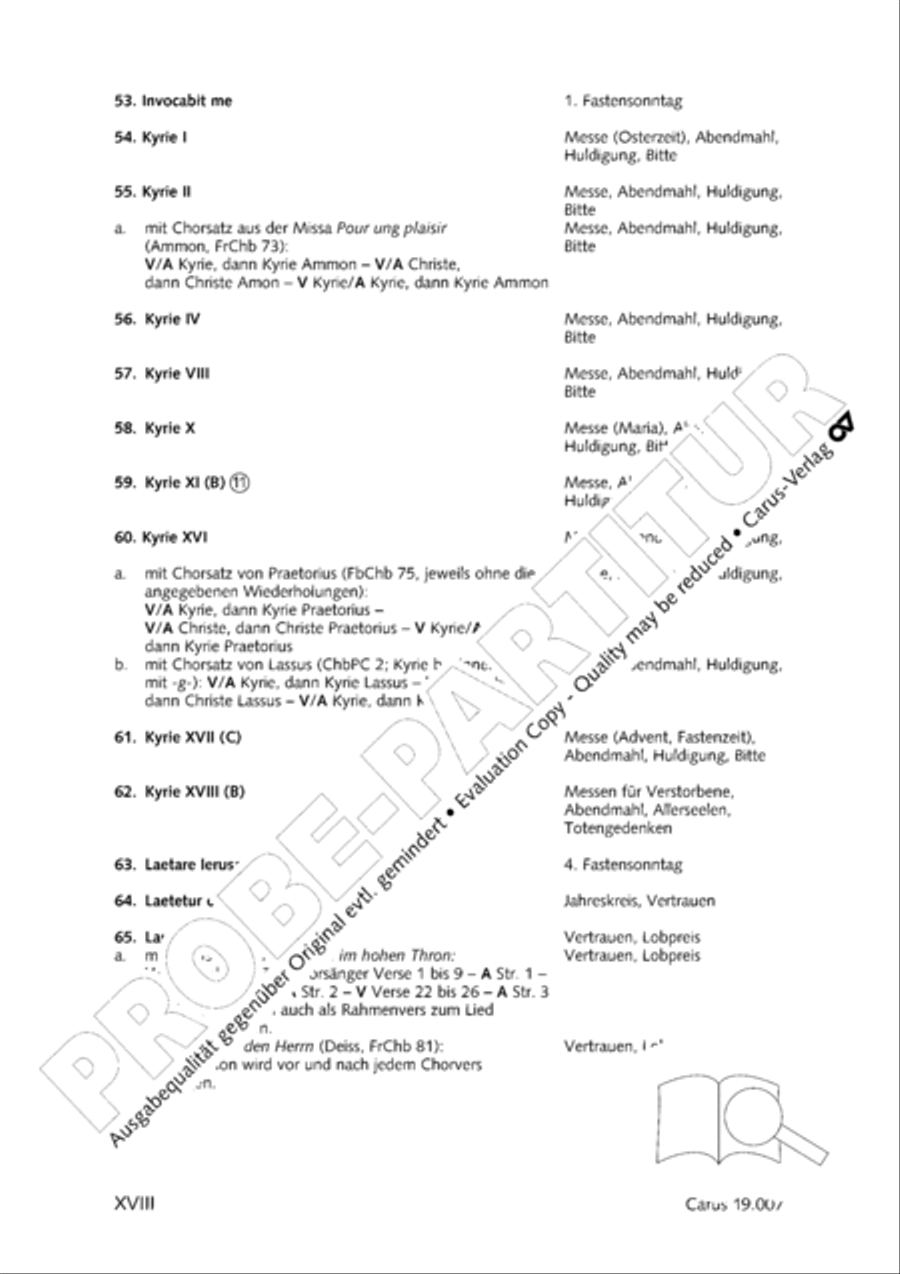 In hymnis et canticis. Gregorian chant collection Choir scores gallery preview page 19