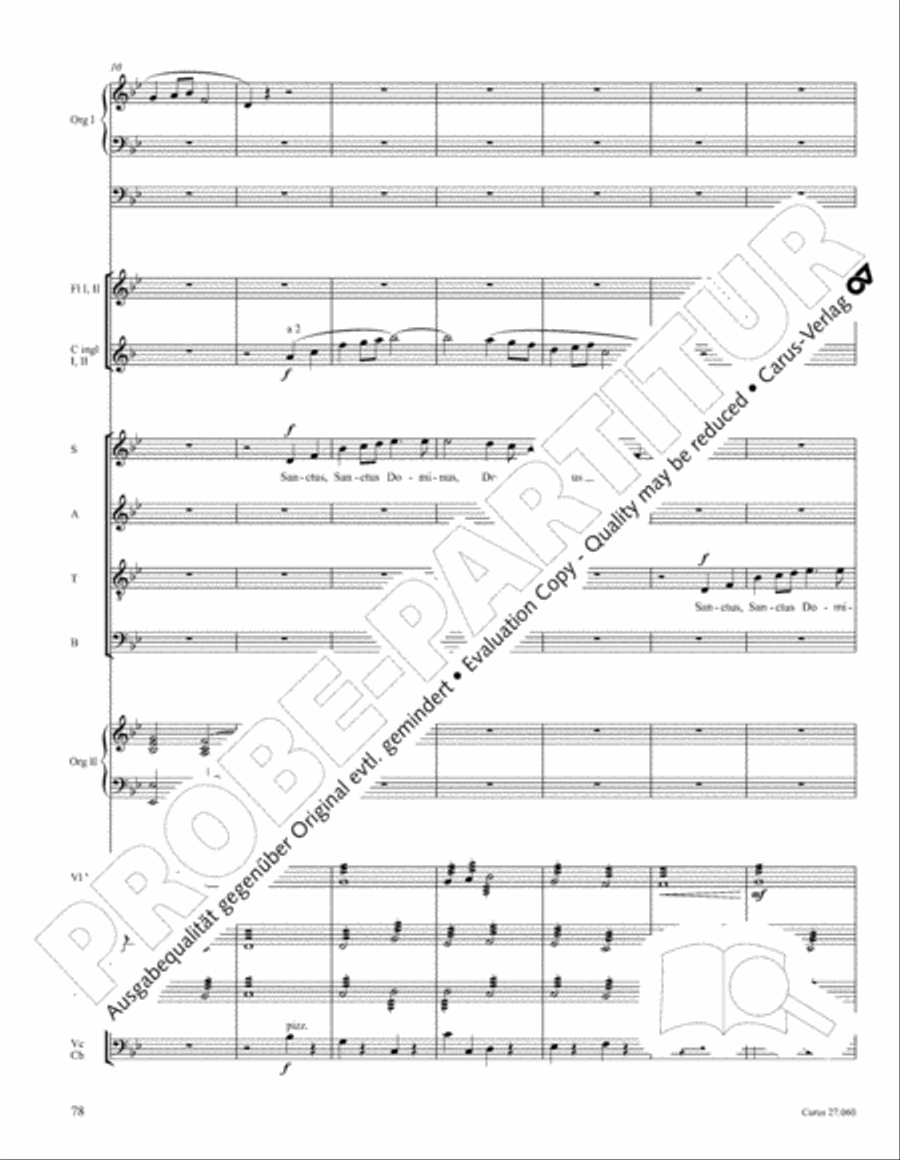 Messe a quatre voix 4-Part scores gallery preview page 89