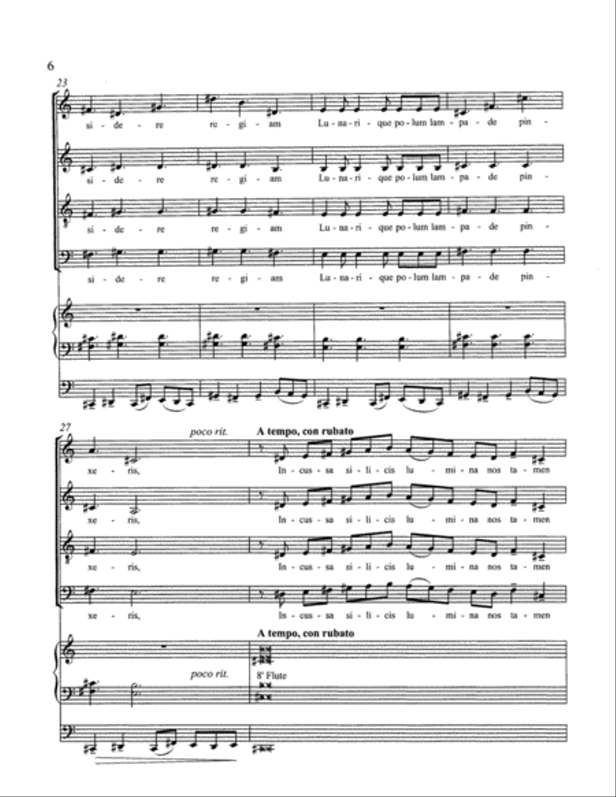 At the Lighting of the Lamps 4-Part scores gallery preview page 6