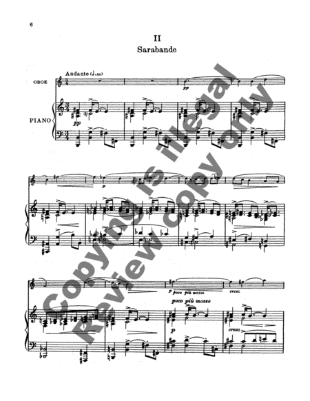 Suite for Oboe and Piano