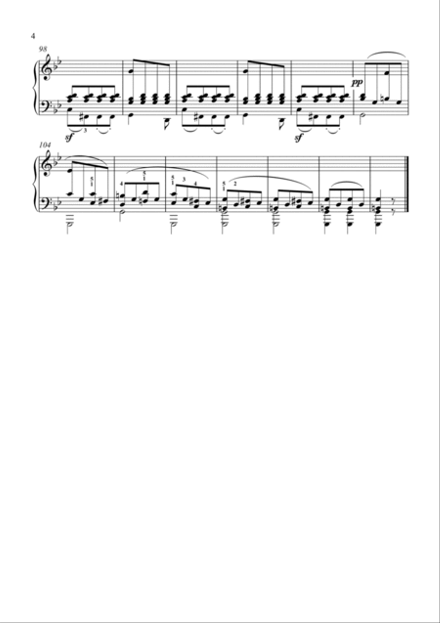 Beethoven-Piano Sonata No.19 in G minor, Op.49 No.1 (Leichte Sonata) Small Ensemble scores gallery preview page 5
