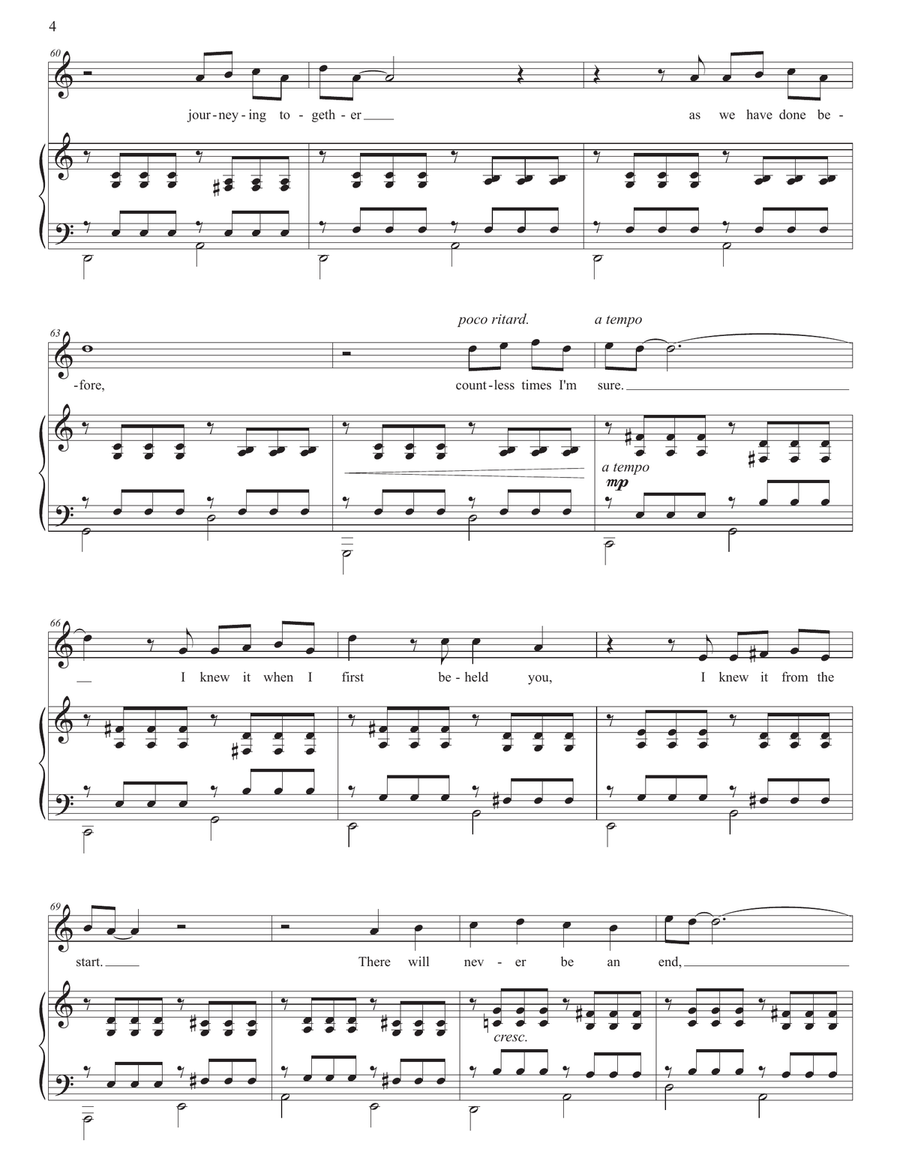 We Will Always Walk Together Piano, Vocal scores gallery preview page 5