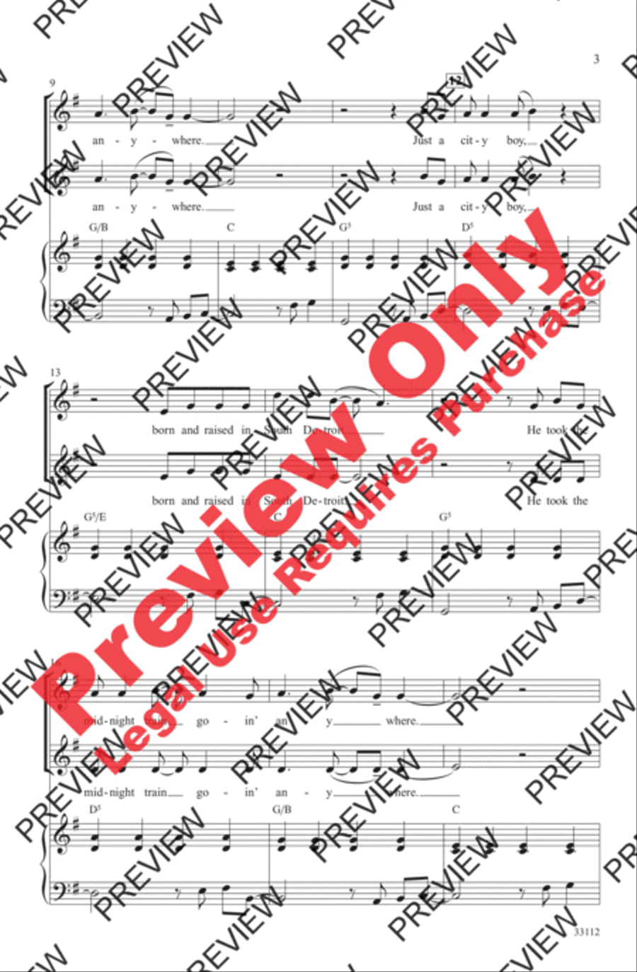 Don't Stop Believin' 2-Part scores gallery preview page 3