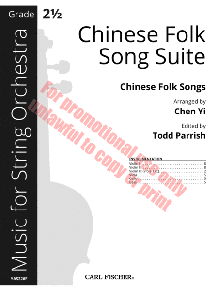 Chinese Folk Song Suite