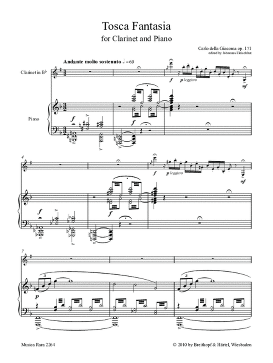Tosca Fantasia Op. 171