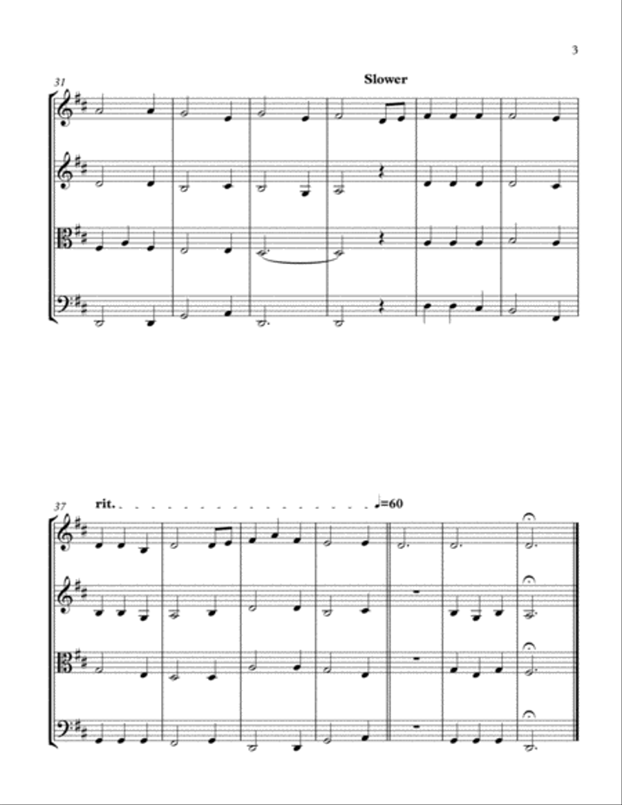 Sound of Mull (String Quartet) String Quartet scores gallery preview page 3