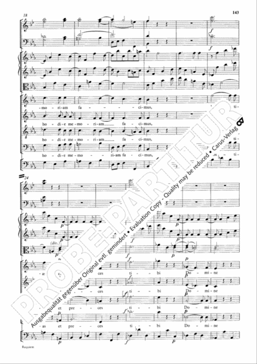 Requiem Requiem 4-Part scores gallery preview page 150