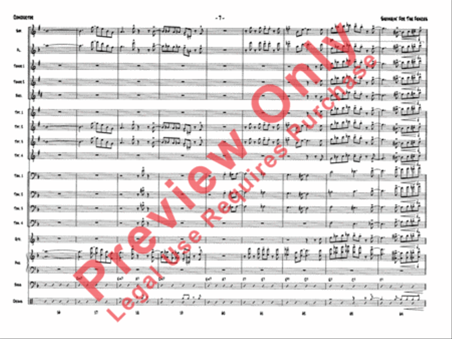 Swingin' for the Fences Jazz Ensemble scores gallery preview page 9