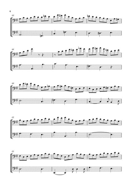 Bach - Jesu, Joy of Man's Desiring for 2 Trombones image number null