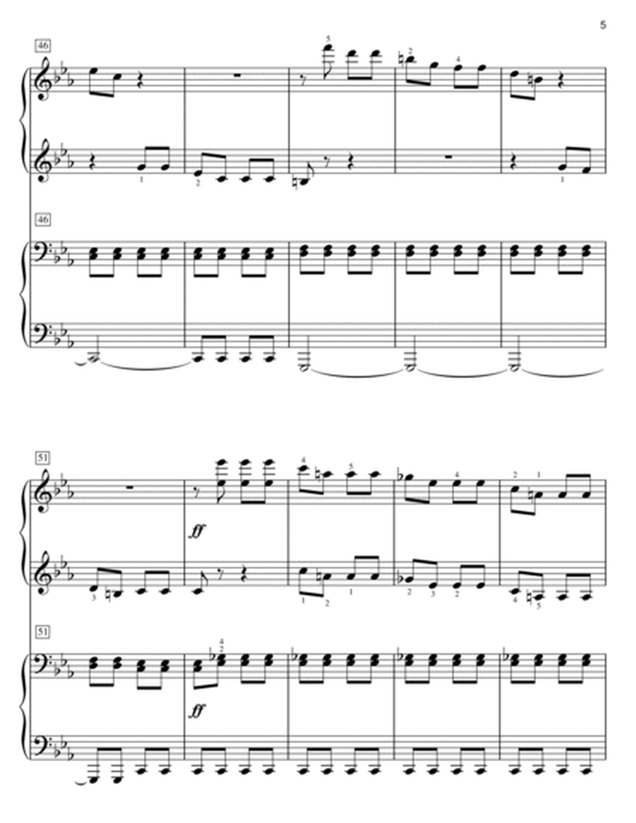 Symphony No. 5 In C Minor, First Movement Excerpt (arr. Phillip Keveren)
