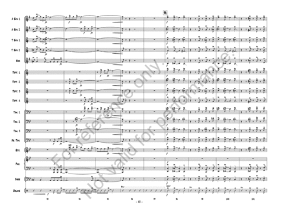 Low Bridge Low Bridge Jazz Ensemble scores gallery preview page 14