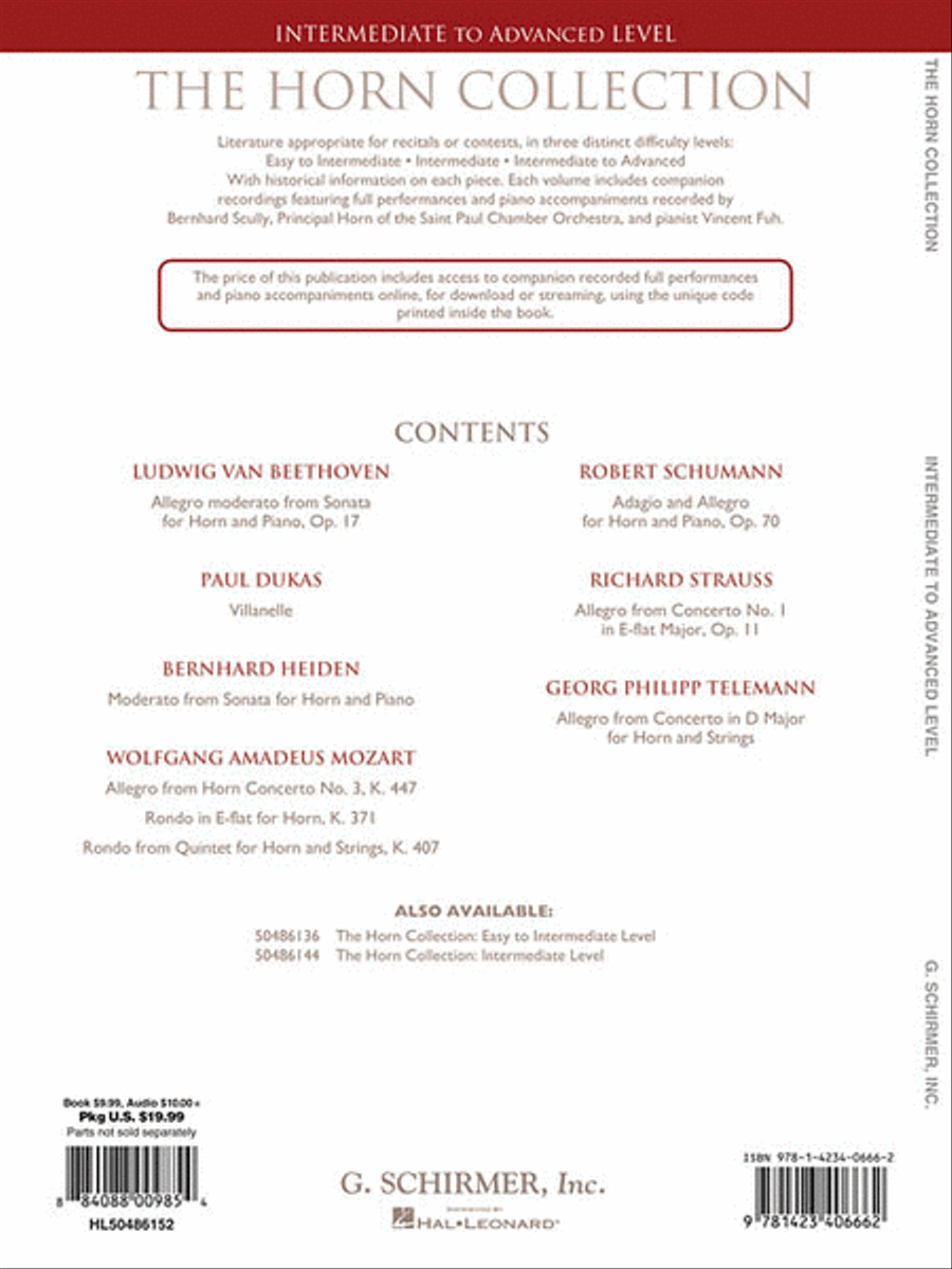 The Horn Collection – Intermediate to Advanced Level Horn scores gallery preview page 2
