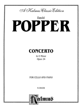 Book cover for Popper: Cello Concerto in E Minor, Op. 24