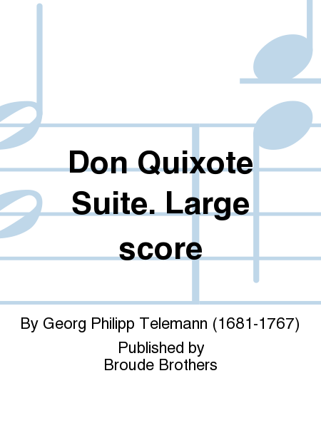 Don Quixote Suite. Large score
