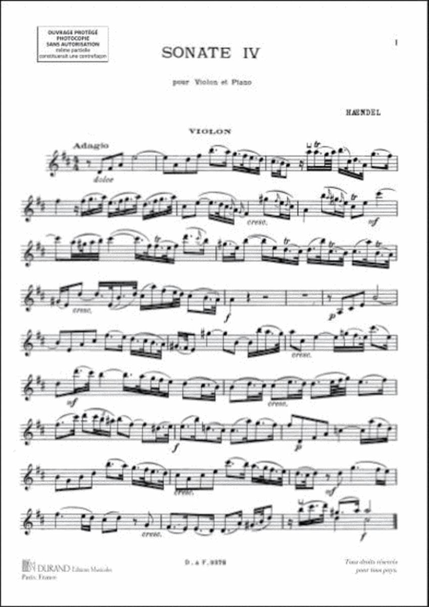 Sonates Vol 2 Violon-Piano (4-5-6) (Revision