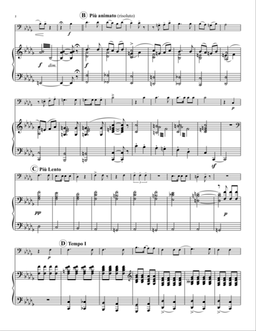 Prince Igor's Aria Euphonium scores gallery preview page 2
