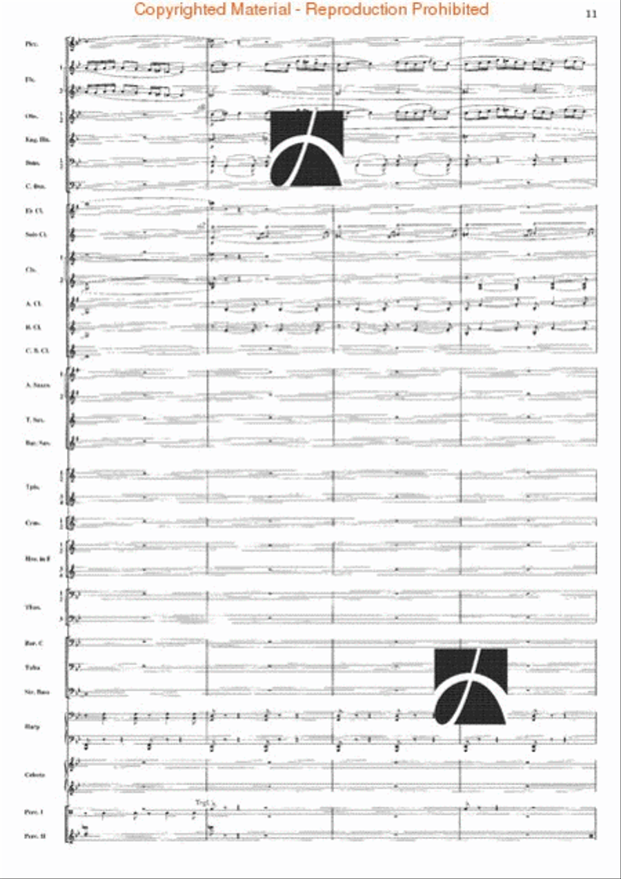 Belkis, Regina Di Saba (Part II) Concert Band scores gallery preview page 11