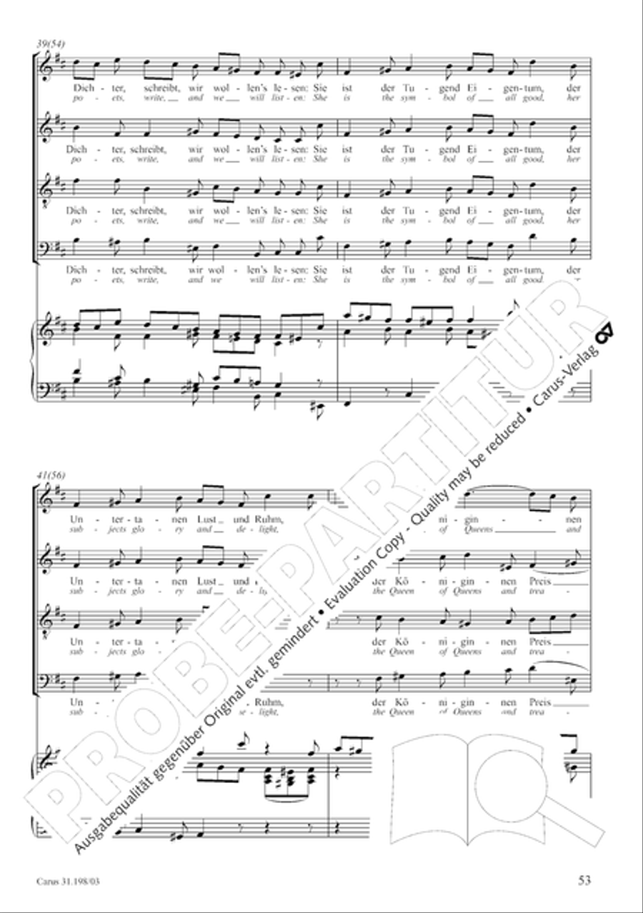 Let, Princess, let but one more ray (Lass, Furstin, lass noch einen Strahl) 4-Part scores gallery preview page 54