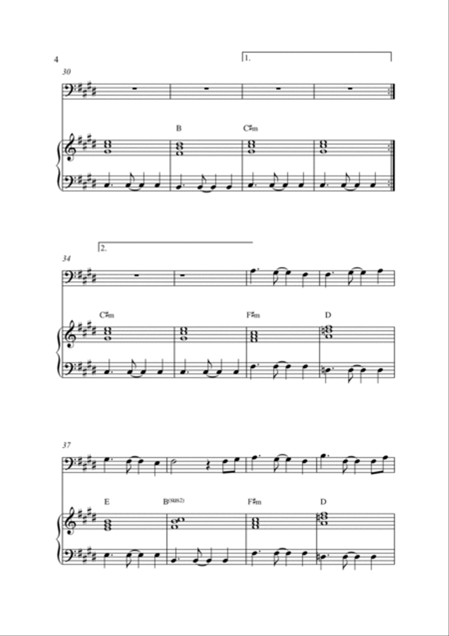 La Isla Bonita Piano scores gallery preview page 4