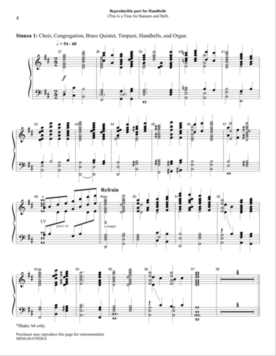 This Is a Time for Banners and Bells Choir scores gallery preview page 3