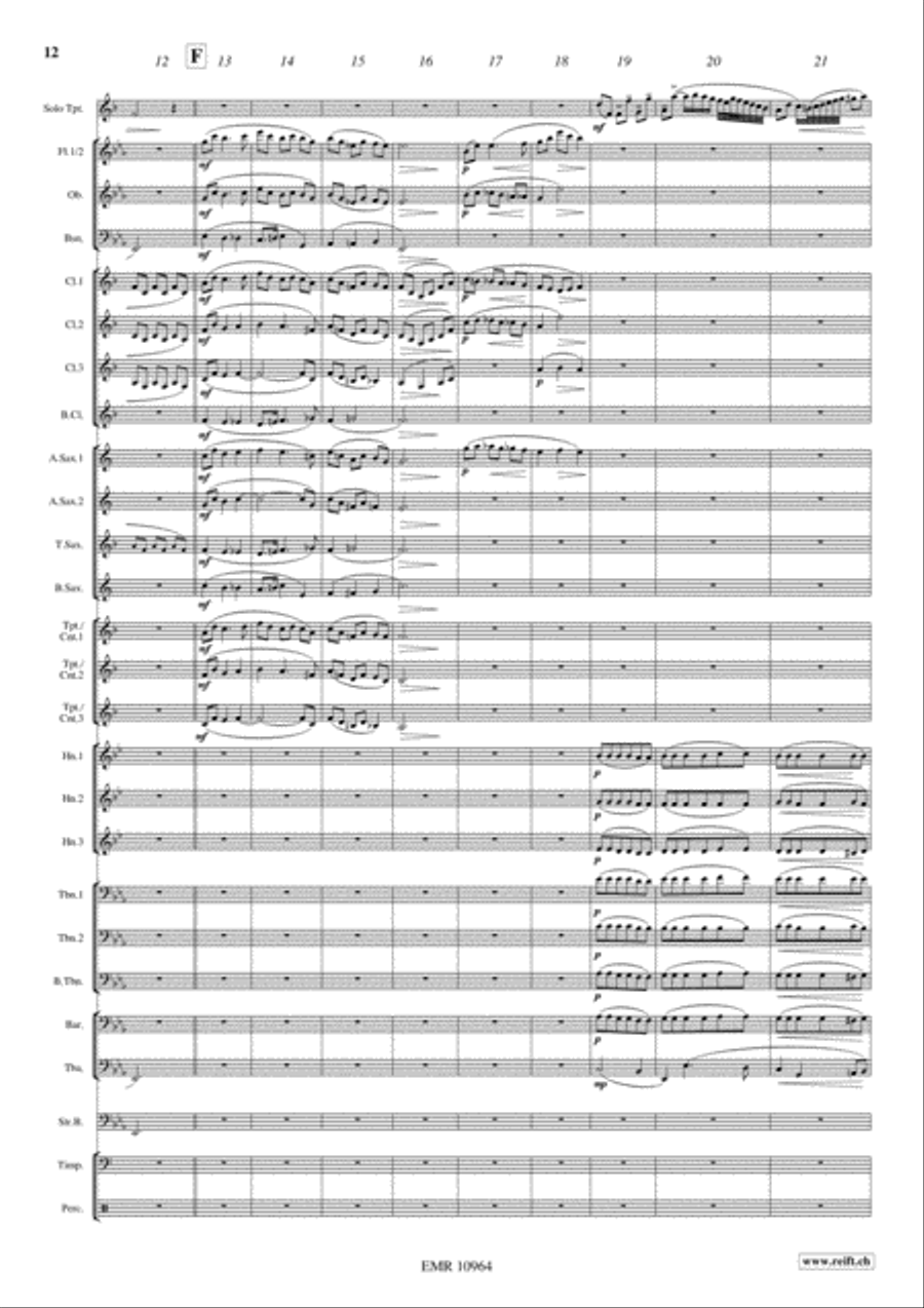 Japanese Folksongs Concert Band scores gallery preview page 8