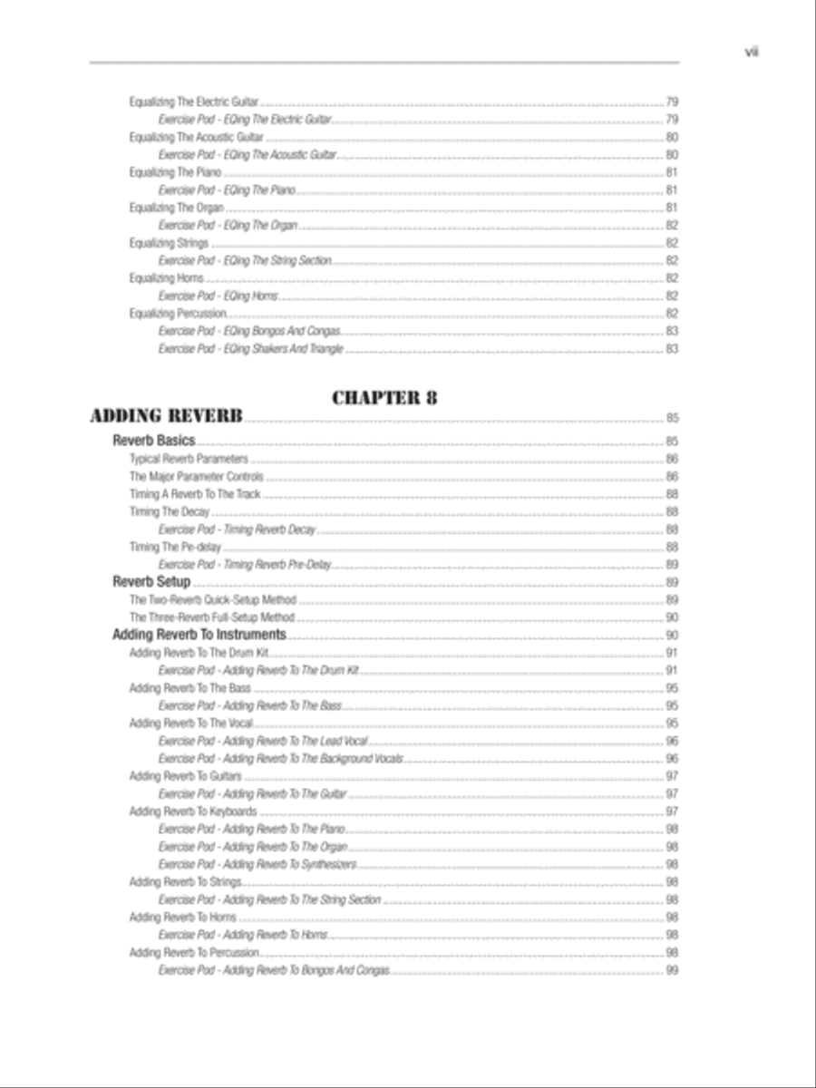 Audio Mixing Boot Camp Textbook scores gallery preview page 6