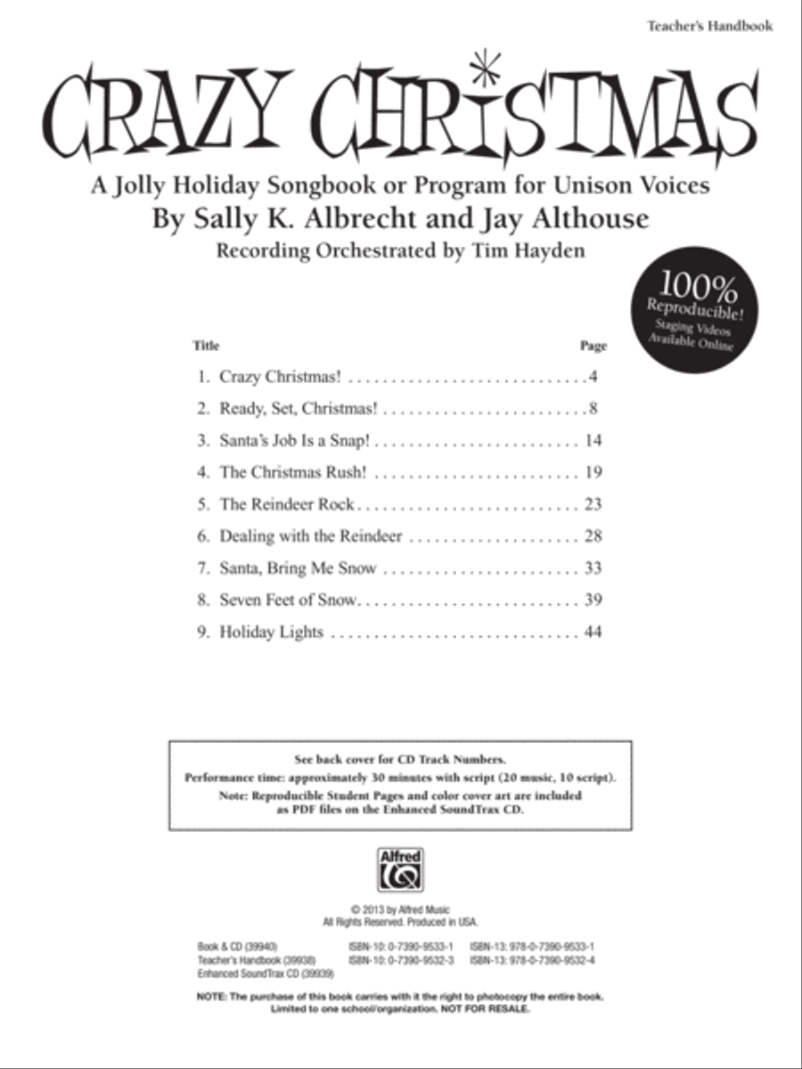 Crazy Christmas! Crazy Christmas! Voice scores gallery preview page 2