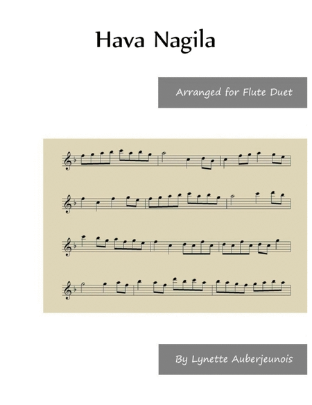 Hava Nagila - Flute Duet image number null