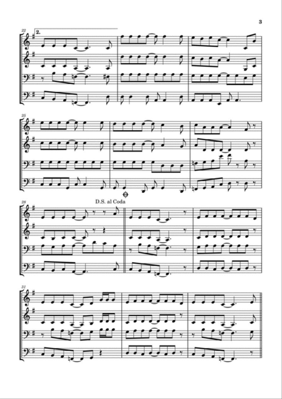Cinnamon Girl Brass Ensemble scores gallery preview page 4