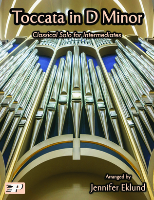 Book cover for Toccata in D (Intermediate Piano)