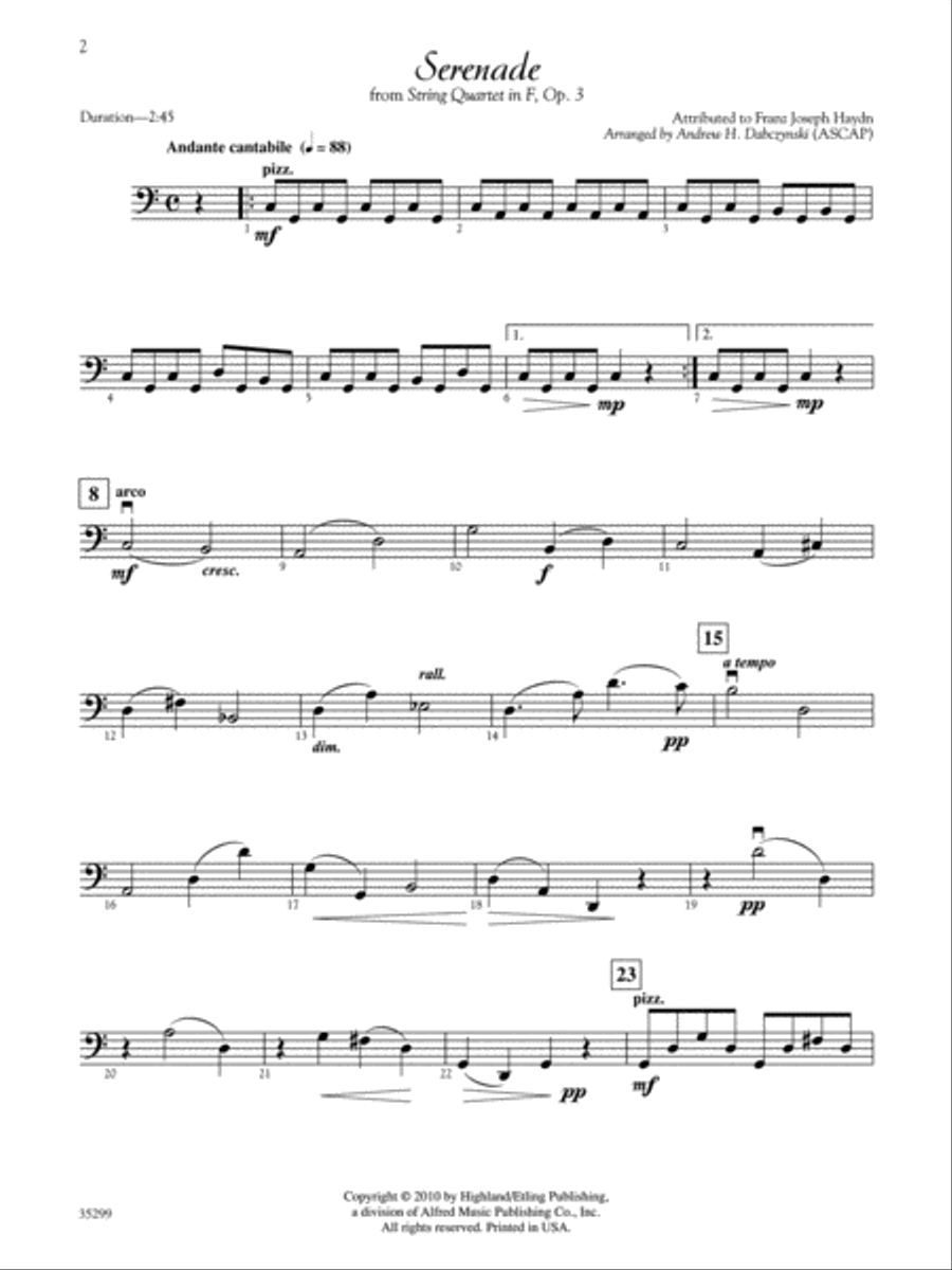 Classic String Quartets for Festivals, Weddings, and All Occasions String Quartet scores gallery preview page 3
