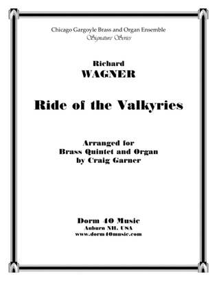 Book cover for Ride of the Valkyries (for Brass Quintet and Organ)
