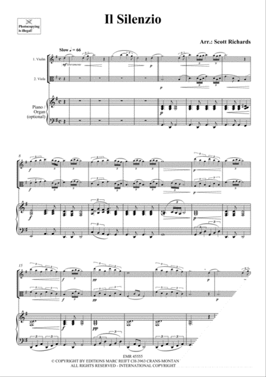 Il Silenzio Viola scores gallery preview page 4