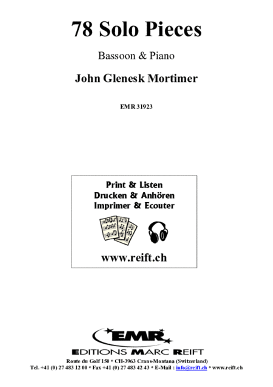 78 Solo Pieces Bassoon Solo scores gallery preview page 2