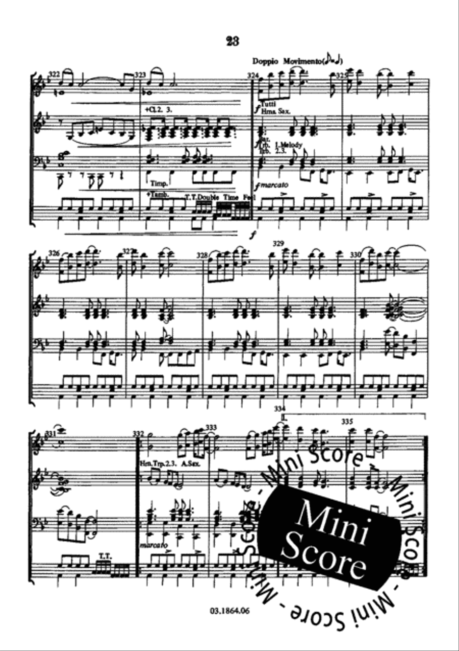 Magic Power Concert Band scores gallery preview page 25