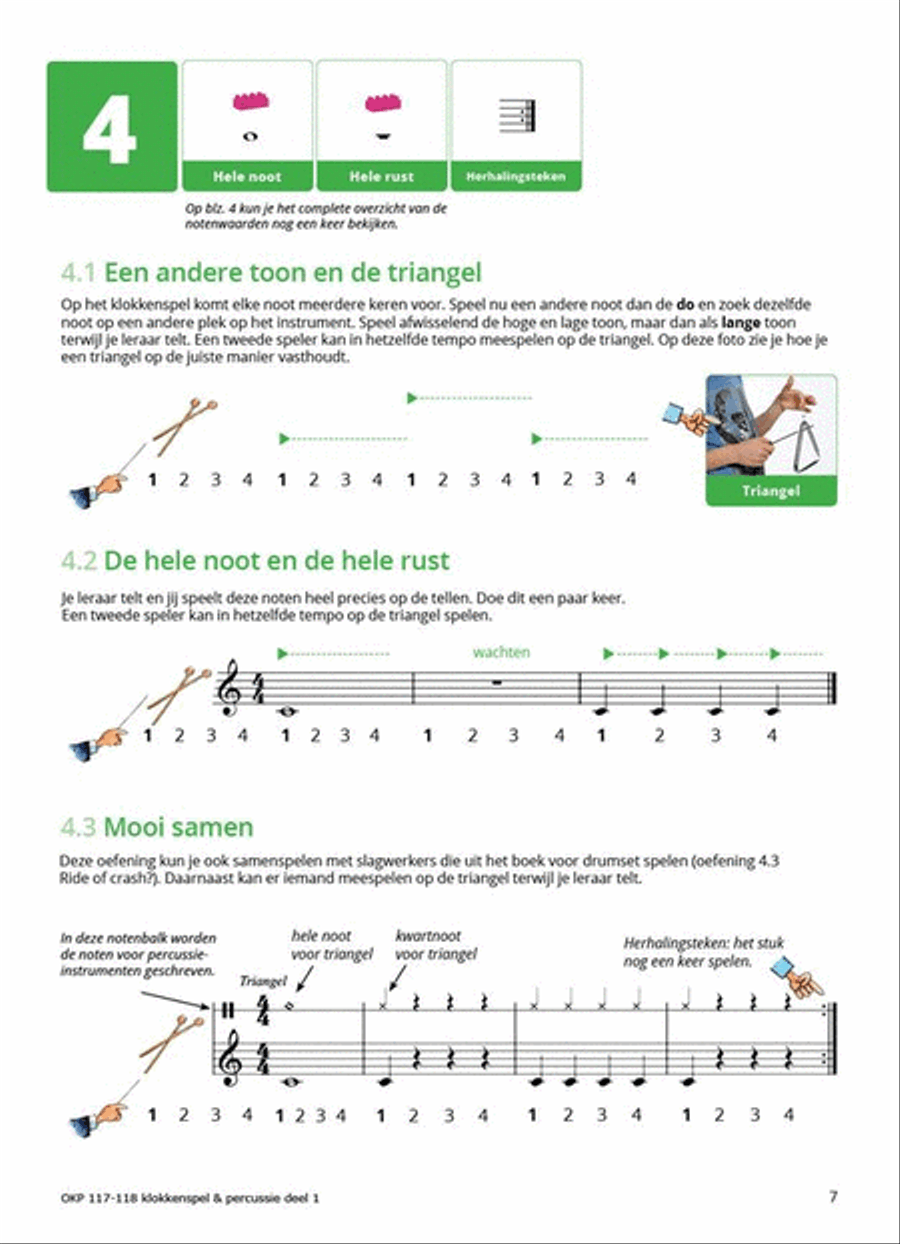 Samen Leren Samenspelen Vlaams Deel 1 Percussion scores gallery preview page 5