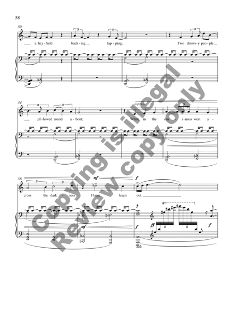 Collected Songs for Soprano and Piano Soprano Voice scores gallery preview page 52