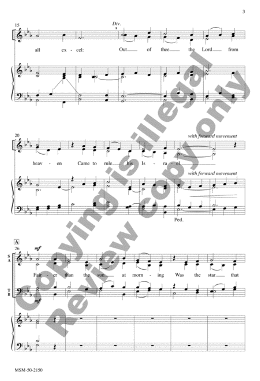 Star Carol Star Carol 4-Part scores gallery preview page 3