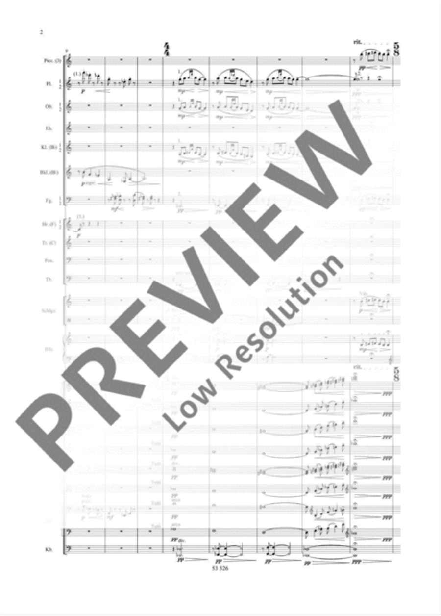 Fantasia gregoriana Orchestra scores gallery preview page 9
