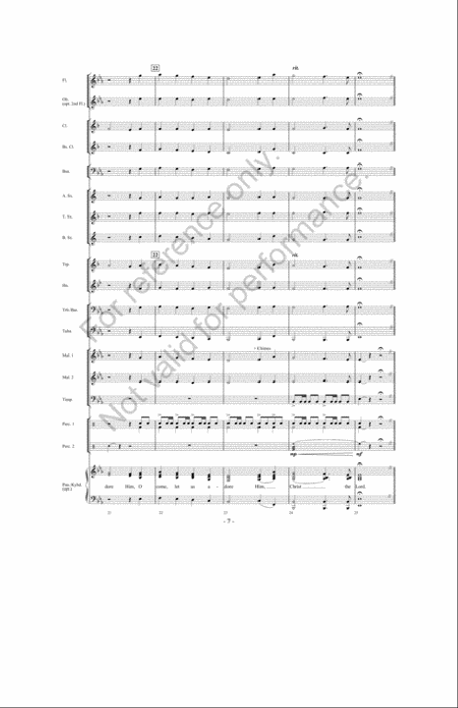 Songs Of Christmas Cheer! Concert Band scores gallery preview page 6