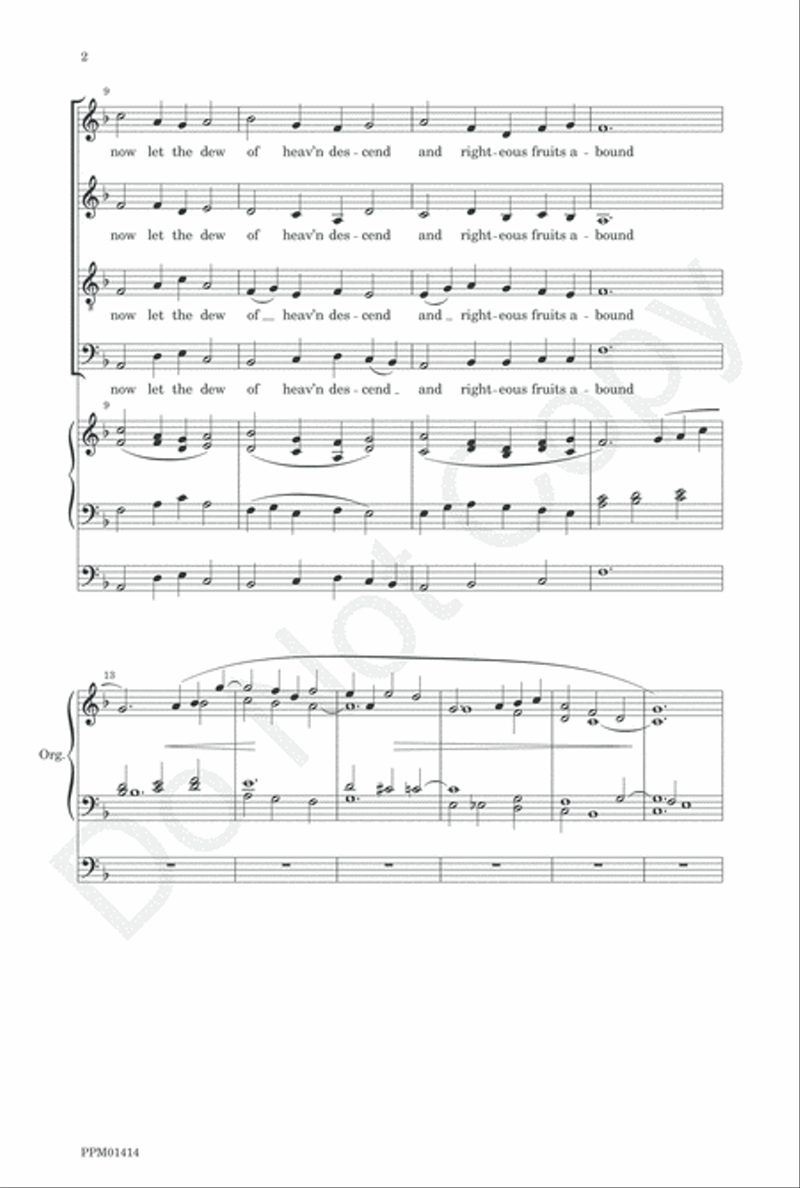 Almighty God, Your Word is Cast 4-Part scores gallery preview page 5