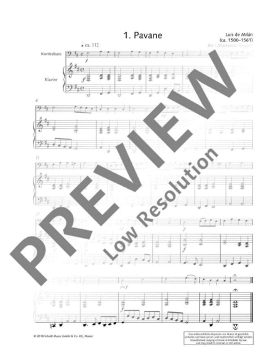 Easy Concert Pieces Easy Concert Pieces Double Bass scores gallery preview page 5